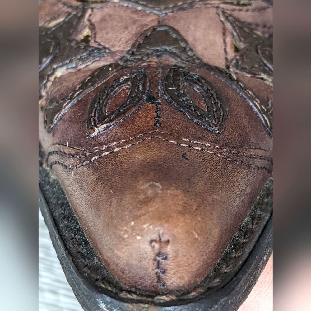 Carlos by Carlos Santana Rodeo Leather Cutout Bootie, 7 - Picture 15 of 16
